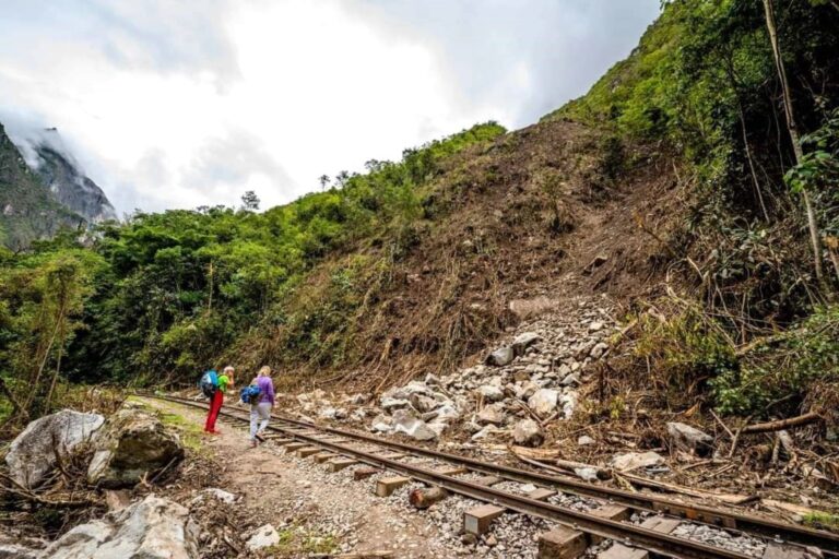 Cierre temporal de la ‘Ruta Amazónica’ hacia Machu Picchu por deslizamientos