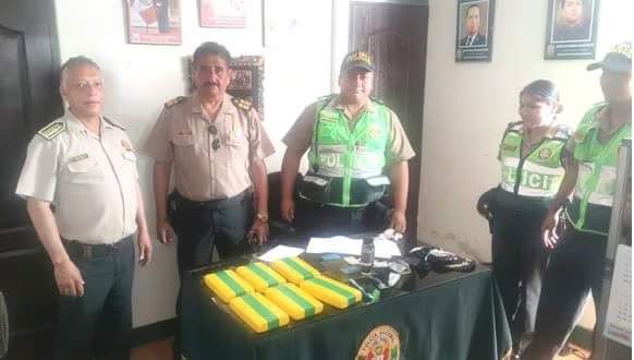 Detienen a varón con más de 6 kilos de drogas en el terminal terrestre Manuel A. Odría