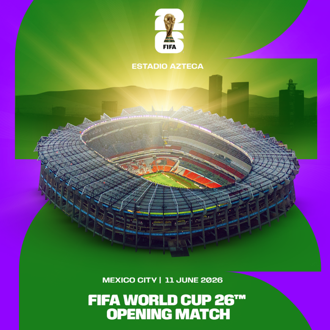 Anuncio oficial de la FIFA sobre la sede inaugural del Mundial 2026. 