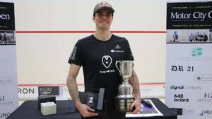 Diego Elías, tetracampeón del Motor City Open en Estados Unidos.