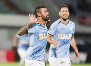 Diego Alaniz anotó la ventaja para los de Cochabamba.