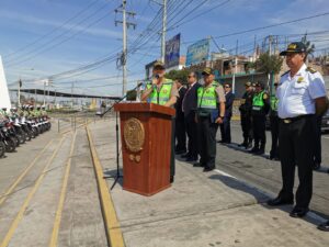 Jefe de la IX Macro Región Policial de Arequipa, Gral. Colin Sim Galván FOTO: Rosa Cabanillas