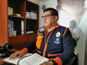 Subgerente de riesgos y desastres, José Luis Barrezueta FOTO: Rosa Cabanillas