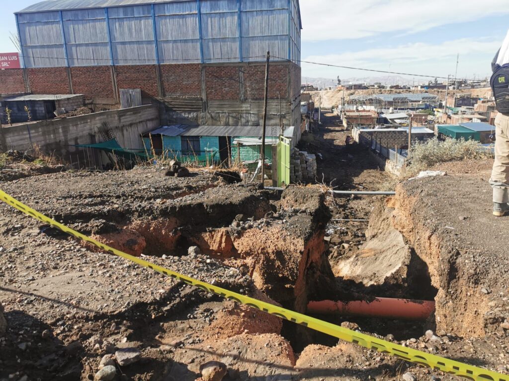 Más de 100 viviendas fueron afectadas por las lluvias en Yura FOTO: Rosa Cabanillas