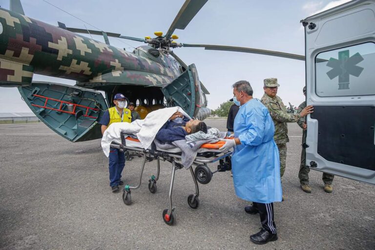 Traslado en vuelo humanitario: Herido de Alca llega a Arequipa para recibir atención médica