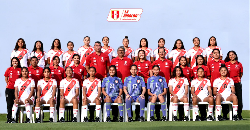 Equipo peruano Sub-17 previo al Sudamericano en Paraguay.