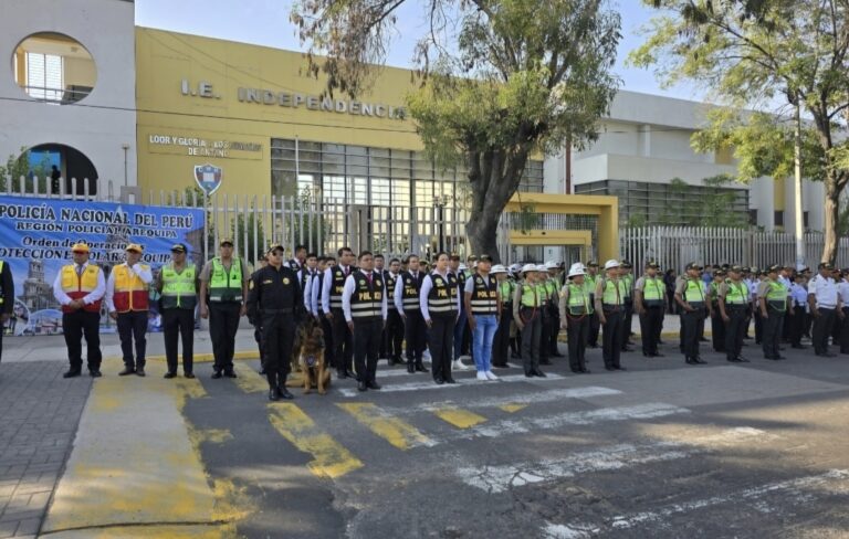 1500 agentes policiales resguardarán a escolares