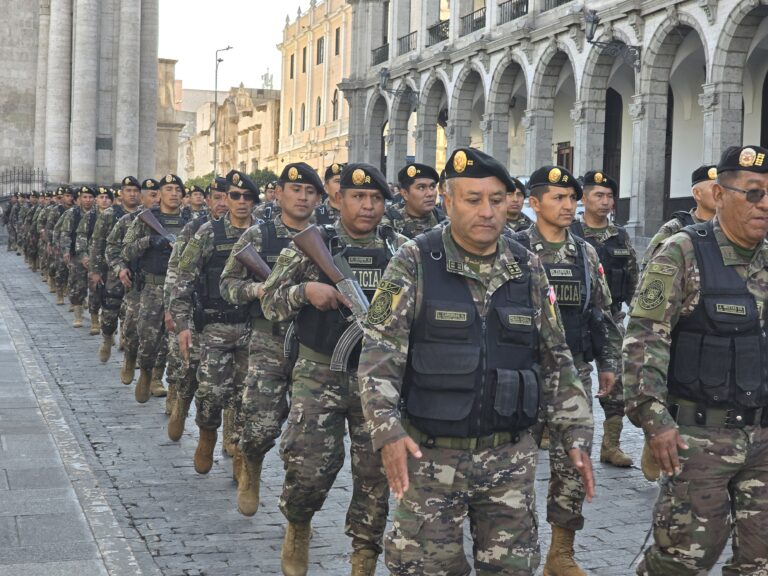 250 efectivos de las Fuerzas Especiales resguardarán Arequipa durante Estado de Emergencia