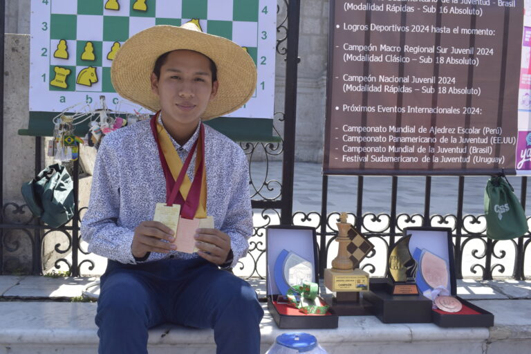 Destacado ajedrecista arequipeño necesita apoyo para representar al Perú