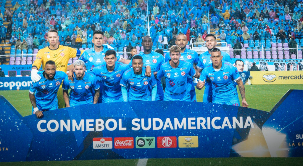 Alineación titular de Deportivo Garcilaso en la primera jornada de la Copa Sudamericana.