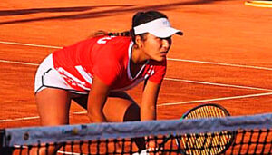 Romina Ccuno en la BJK Cup.