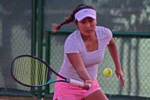Romina Ccuno, tenista arequipeña de 21 años.