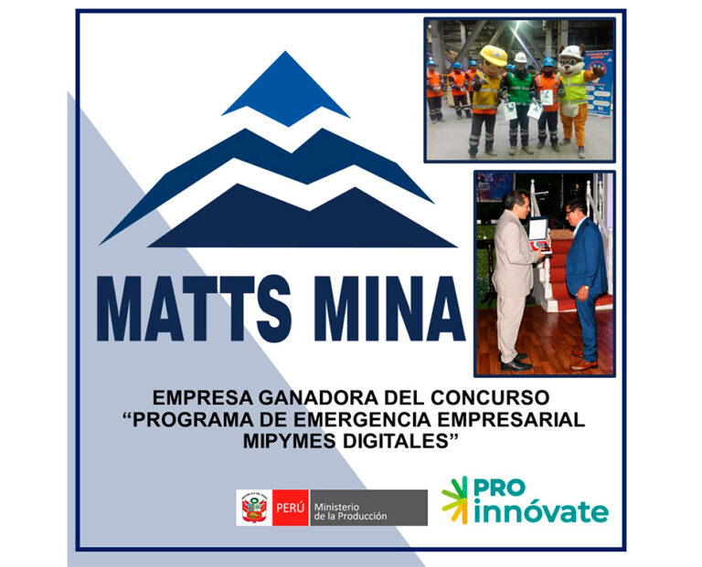 Matts Mina S.A.C gana el concurso “MIPYMES DIGITALES” de ProInnovate