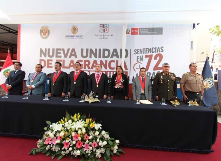 Inauguran unidad de Flagrancia en Arequipa