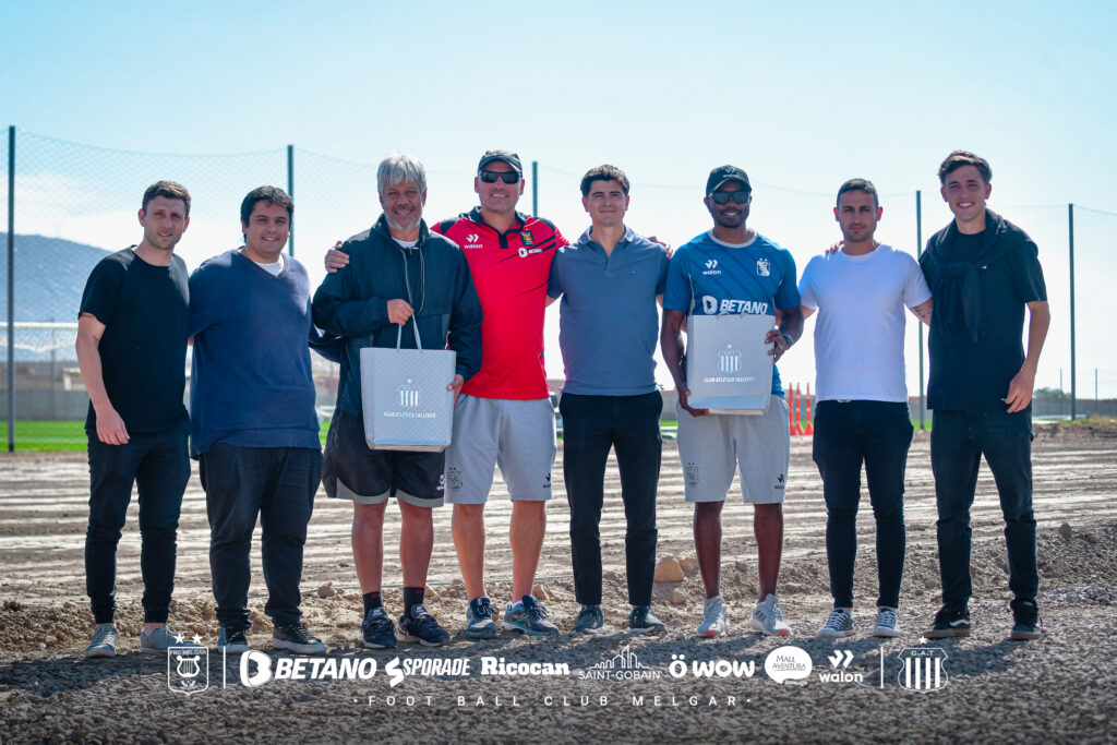 Directivos de FBC Melgar y Talleres de Córdova en CAR de Mollebaya.