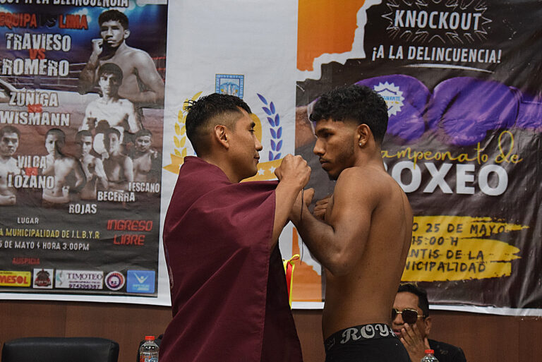 Pelea estelar de la tarde de boxeo en Arequipa será protagonizada por Ticona y Romero.