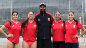 Duplas peruanas de vóley playa en busca de los Juegos Olímpicos París 2024.