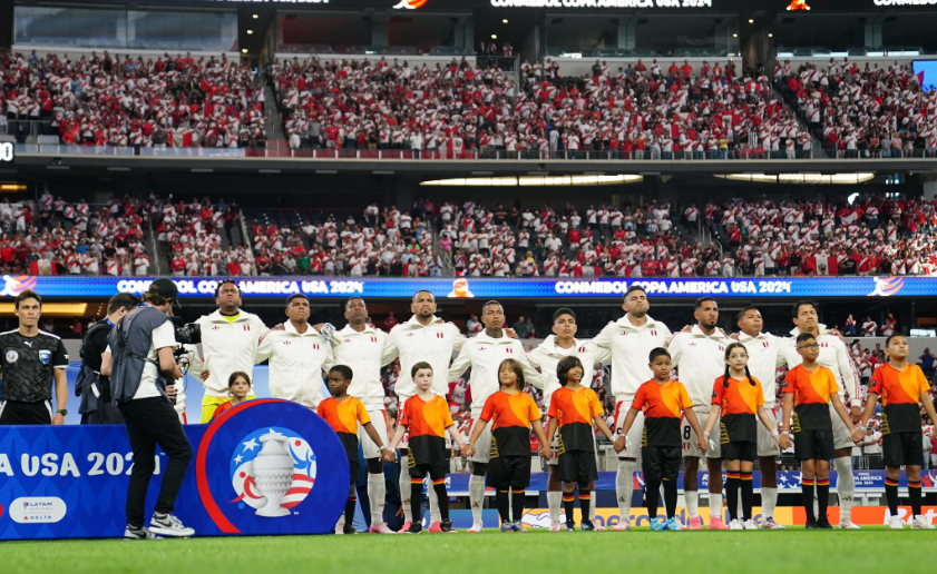 Selección Peruana en la Copa América 2024.