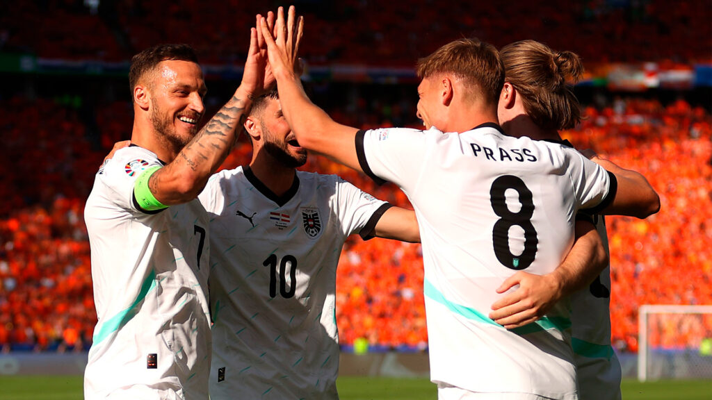Austria venció a Países Bajos y se quedó con el Grupo D de la Euro 2024.