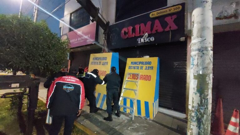 Clausuran Night Club clandestino "Climax" en Av. Dolores