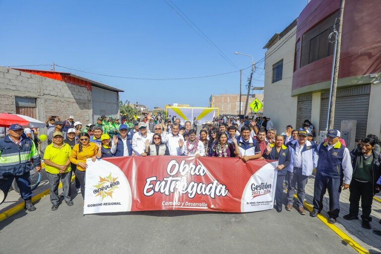 Camaná transforma su infraestructura vial: Más de 300 familias beneficiadas con obra de asfalto del Gobierno Regional de Arequipa