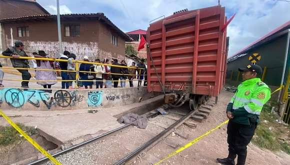 Anciana muere tras ser arrollada por un tren en Cusco