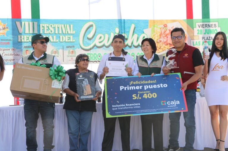Giancarlo Larico gana el título de “Maestro del Ceviche” en Cerro Colorado