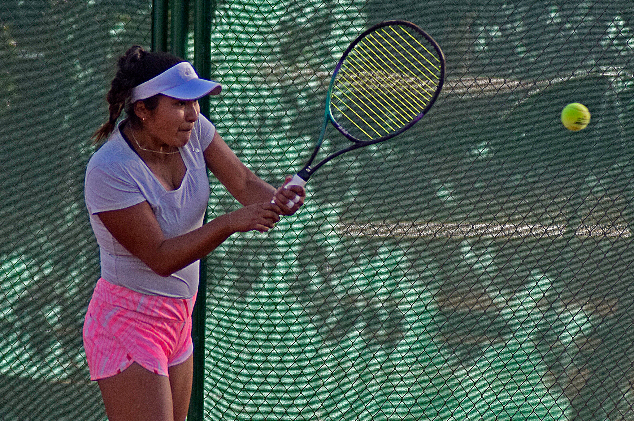 Romina Ccuno, tenista arequipeña y raqueta número uno del tenis peruano en la rama femenina.