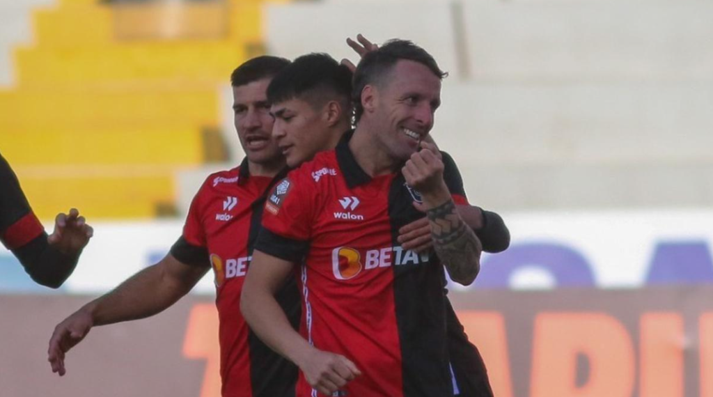 Pablo Lavandeira registra un gol con FBC Melgar en la temporada 2024.