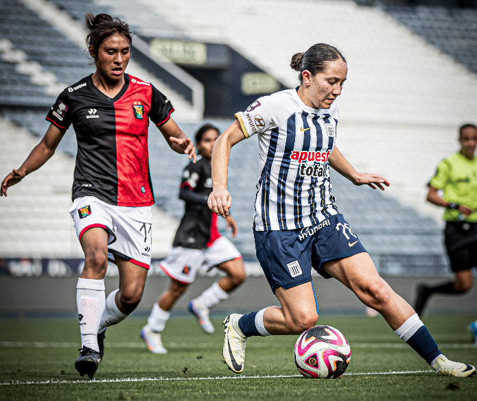 Raquel Bilcape fue una de las mejores en FBC Melgar durante la primera mitad. 