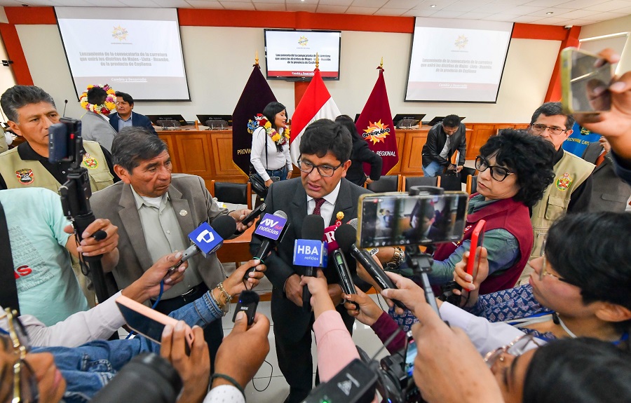 Rohel Sánchez pide declarar en emergencia al río Tambo