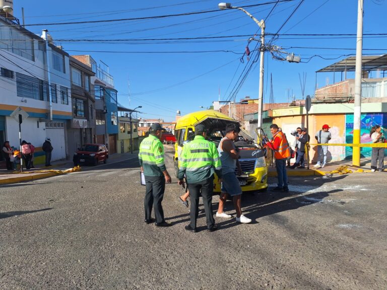 Choque de dos buses del SIT dejó 23 heridos en el distrito de Cayma