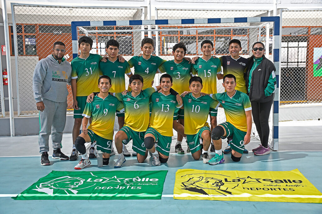 Equipo de La Salle en la categoría C de los Juegos Escolares.