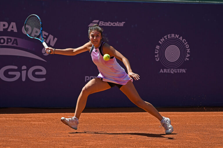 Dana Guzmán en el Arequipa Open 2024.