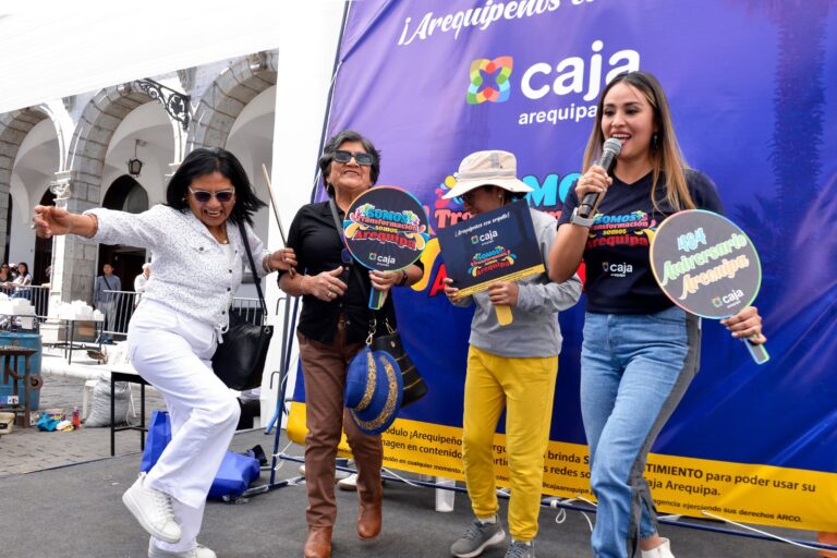 Caja Arequipa celebra el 484º aniversario de la Ciudad Blanca con un extenso programa de actividades culturales.