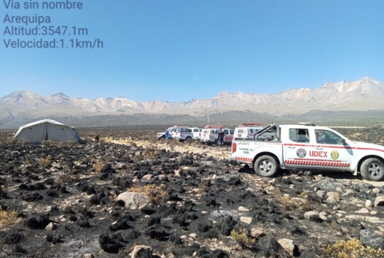 Incendio forestal en Characato y Pocsi controlado