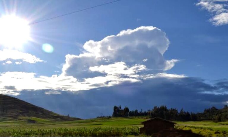 Incremento de temperaturas y vientos fuertes en la sierra