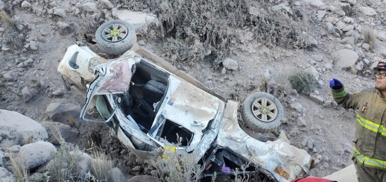 Accidente Chiguata. Foto. difusión