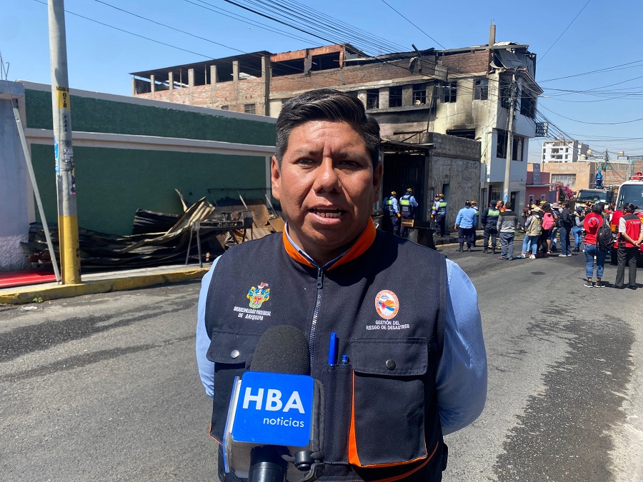 DIEGO AYCA, SUBGERENTE DE GESTIÓN DE RIESGOS Y DESASTRES DE LA MPA. Foto. Gerardo Ramos