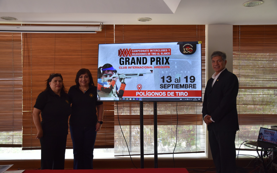 Representantes del Club Internacional presentaron el evento en conferencia de prensa.