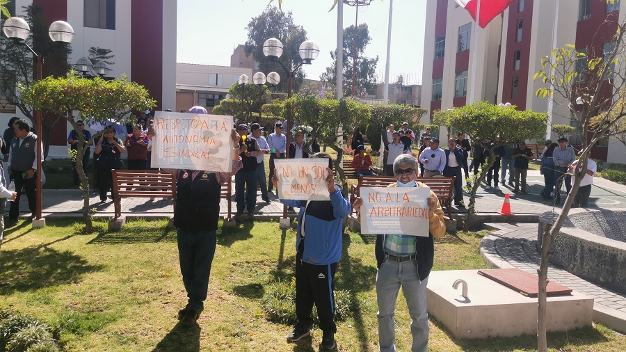 Protesta Gore Arequipa. Foto de Gerardo Ramos