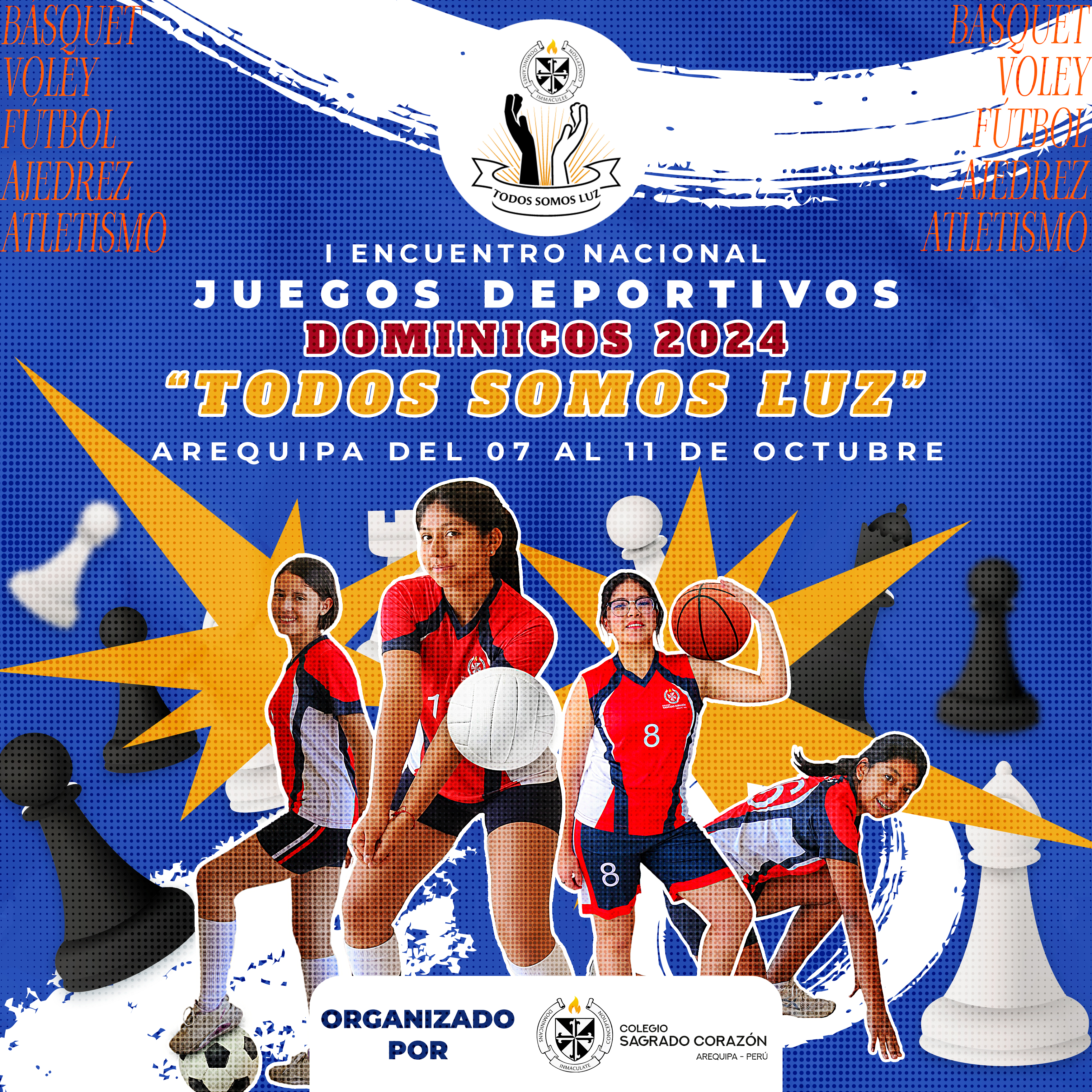 Sagrado Corazón -Sophianum de Arequipa es el colegio organizador del evento deportivo.