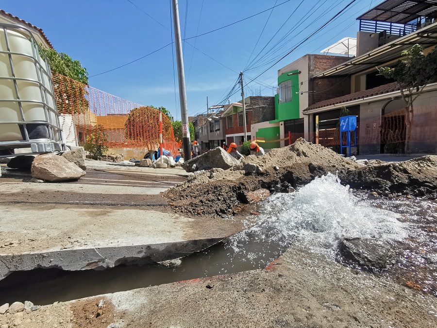 Instalación de gas natural. Foto de Gerardo Ramos