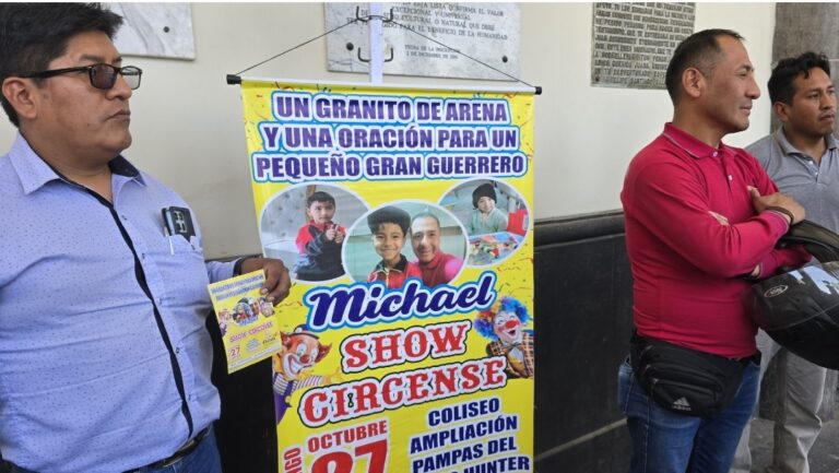 ¡Ayudemos a Michael! Realizarán pollada con show circense para apoyar a niño de 4 años con leucemia