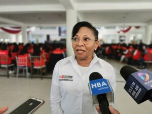 Teresa Hernandez, Ministra de la Mujer. Foto de Gerardo Ramos