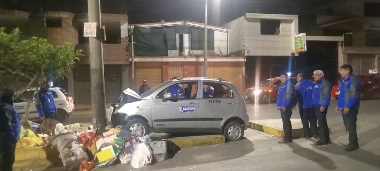 Accidente Avenida Los Incas. Foto de Gerardo Ramos