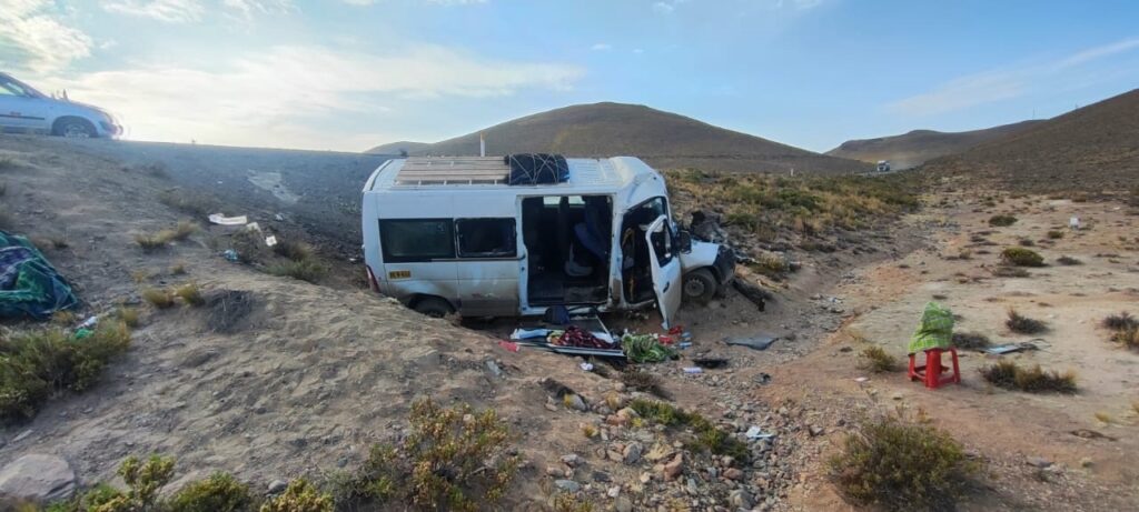 Accidente Carretera. Foto de Gerardo Ramos