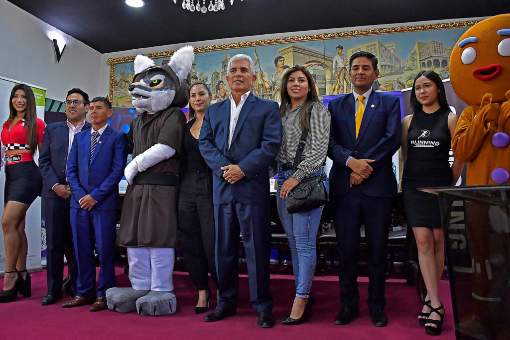 Alcalde de Yanahuara estuvo presente en la presentación de este gran evento deportivo. 