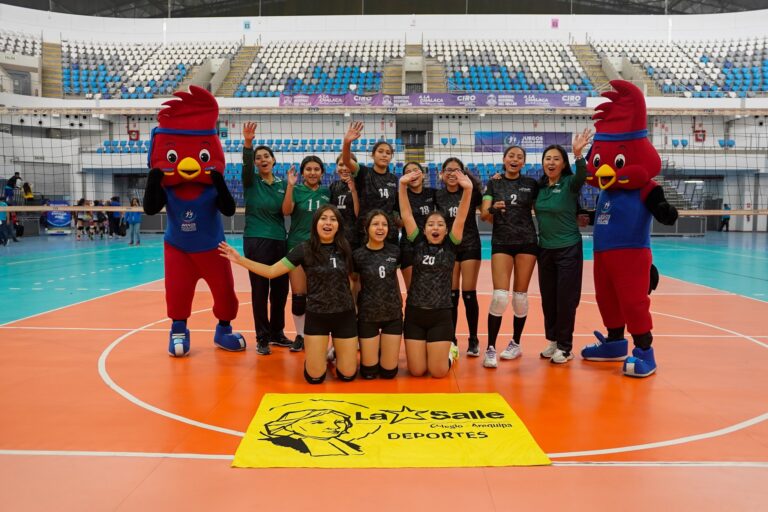 La Salle consiguió un lugar en el podio, por el vóleibol femenino de la categoría B, en la Etapa Nacional de los Juegos Escolares 2024.