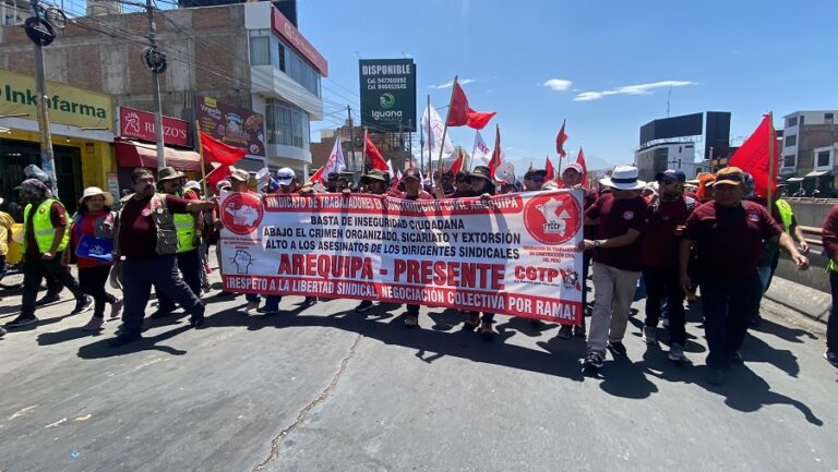 Sindicato construcción civil. Foto de Gerardo Ramos